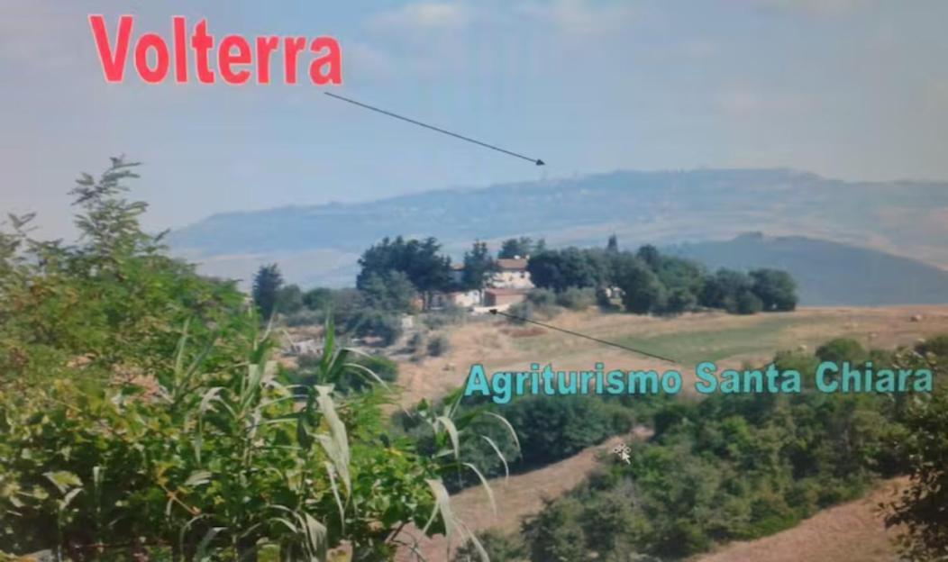Agriturismo Santa Chiara Pomarance Bagian luar foto